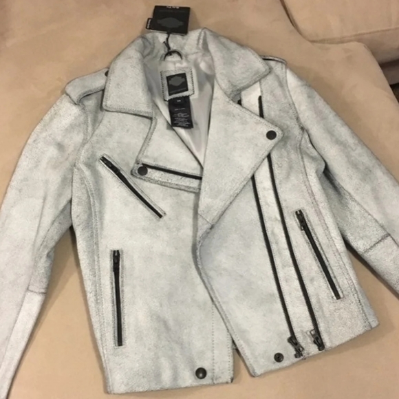 *SOLD Harley-Davidson Women's Crackle Jacket White - Picture 3 of 6